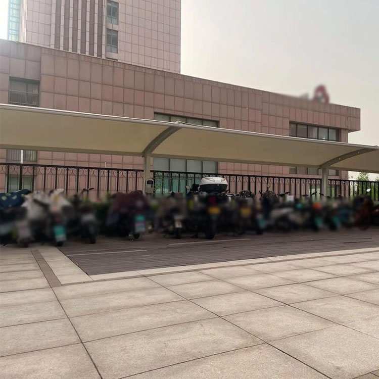 扬州膜结构电动车棚