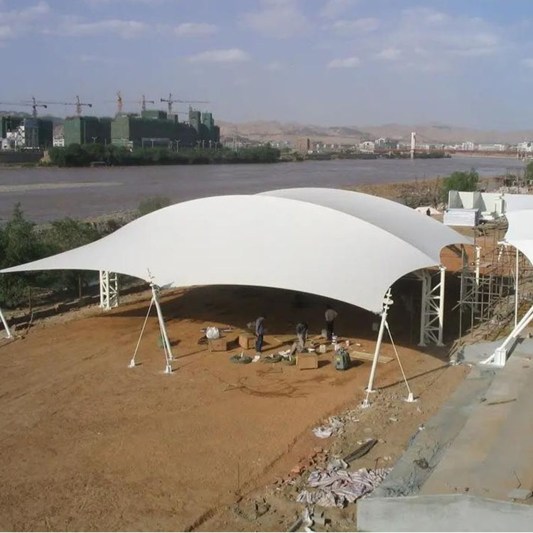 扬州膜结构汽车棚